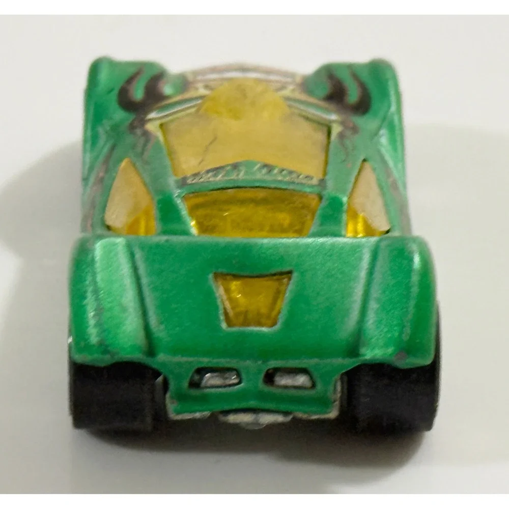 Hot Wheels Sinistra Toy Car Kids 1:64 Green Monster Face Flame Graphics B38